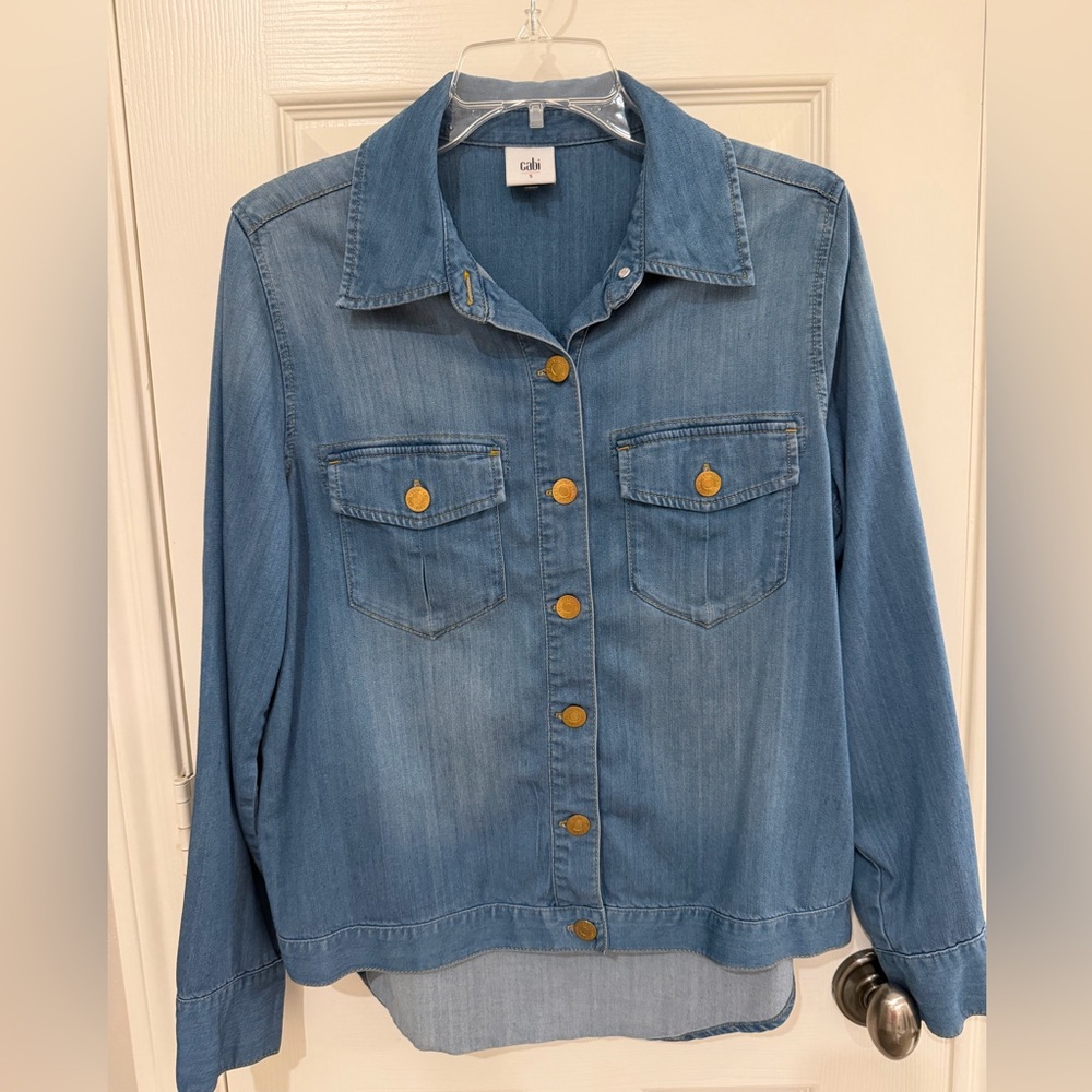 CAbi Blue Denim Shirt